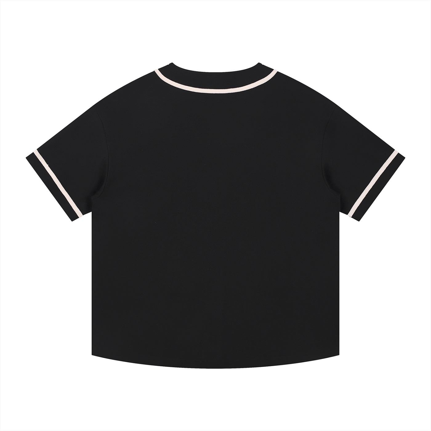 Contrast Piped Button-Up Jersey - Image 8