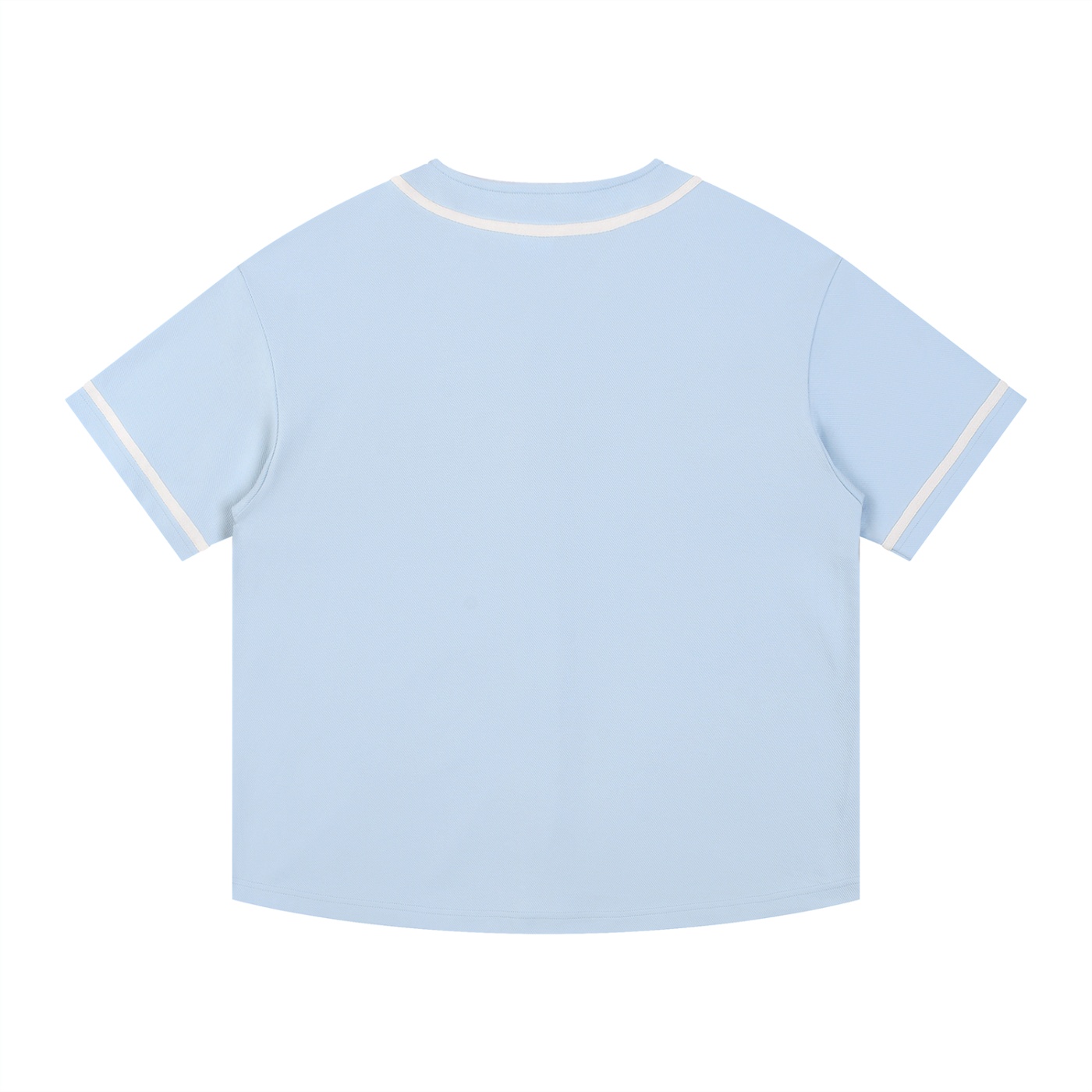 Contrast Piped Button-Up Jersey - Image 2